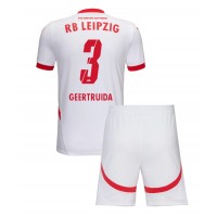 Echipament fotbal RB Leipzig Lutsharel Geertruida #3 Tricou Acasa 2024-25 pentru copii maneca scurta (+ Pantaloni scurti)